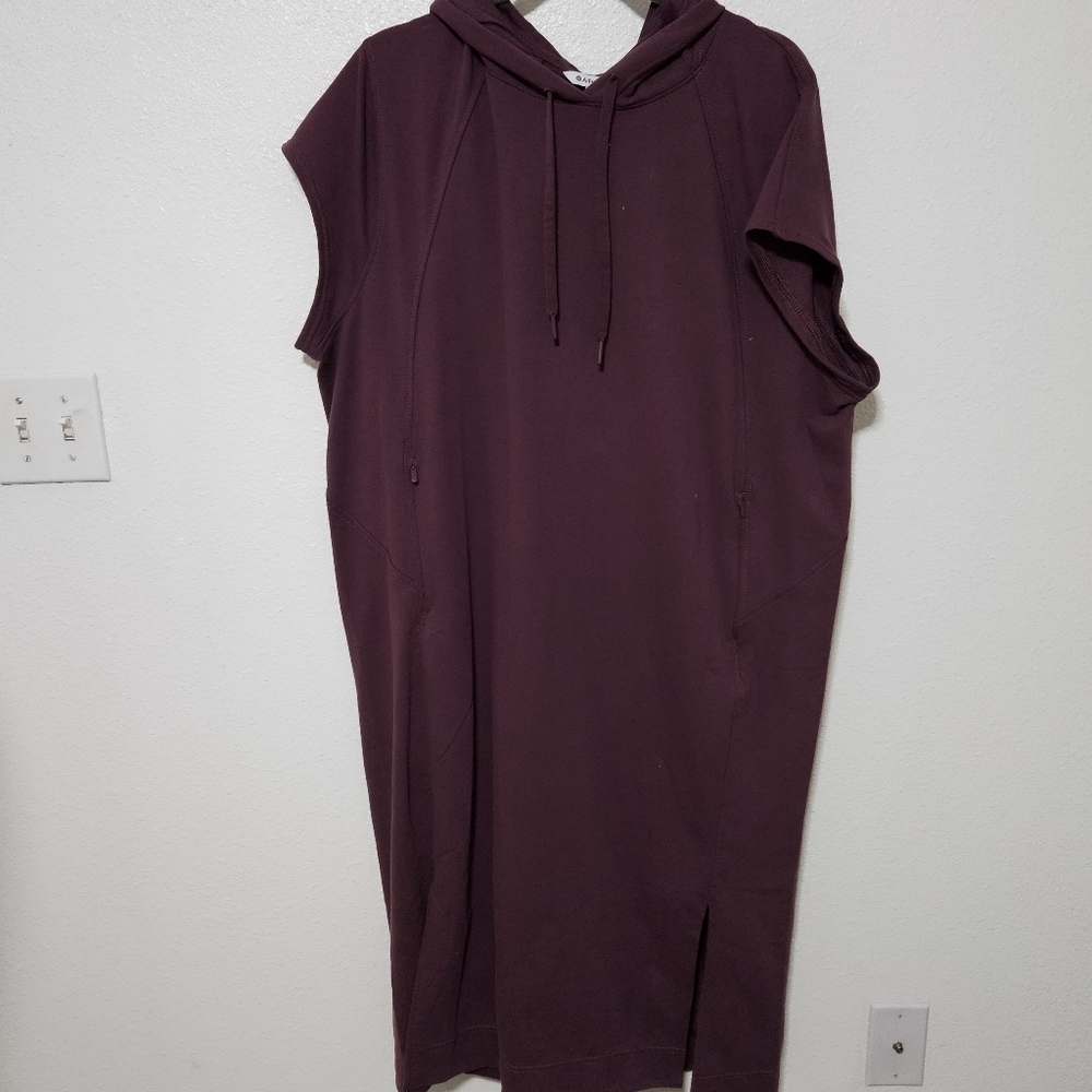NWOT Athleta sweatshirt hooded dress size xl